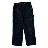 Tough Duck Carpenter Pants - 32W 32L Black Cotton
