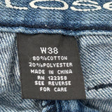 Rare Closet Denim Shorts - 38W 14L Blue Cotton Blend