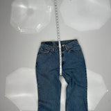 517 Levis Boot Cut Jeans - 28W US 4 Blue Cotton