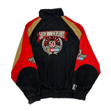 50Th Anniversary Logo Athletics Nascar Varsity Jacket - XL Black Cotton