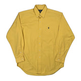Blake Ralph Lauren Shirt - Medium Yellow Cotton