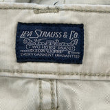 Levis Cargo Shorts - 35W 11L Beige Cotton