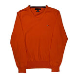 Tommy Hilfiger Sweater - Large Orange Cotton