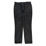 Levis Jeans - 33W 34L Black Cotton
