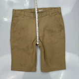 Carhartt Carpenter Shorts - 38W 11L Khaki Cotton