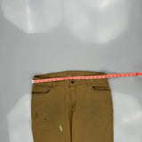 Carhartt Carpenter Trousers - 36W 32L Brown Cotton