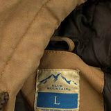 Blue Mountain Workwear Bomber Jacket - Large Brown Cotton