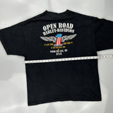Harley Davidson Graphic T-Shirt - XL Black Cotton