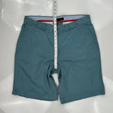 Tommy Hilfiger Chino Shorts - 36W 10L Blue Cotton
