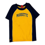 Age 3 Marquette Nike T-Shirt - 2XS Yellow Polyester