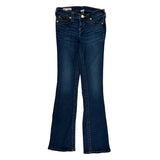 True Religion Boot Cut Jeans - 26W US 2 Dark Wash Cotton Blend