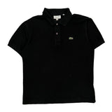 Lacoste Polo Shirt - Medium Black Cotton
