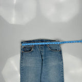 501 Levis Jeans - 32W 25L Blue Cotton