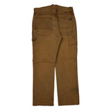 Dickies Carpenter Pants - 31W 32L Brown Cotton