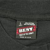 Christian Brothers Brandy Fruit Of The Loom Graphic T-Shirt - Large Black Cotton Blend