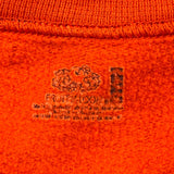 Fruit Of The Loom Sweatshirt - Large Orange Cotton