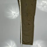 Loose Original Fit Carhartt Carpenter Trousers - 30W 36L Khaki Cotton