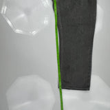 Anchor Embroidery Coogi Wide Leg Graphic Jeans - 36W 30L Gray Cotton
