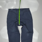 Carhartt Carpenter Trousers - 38W 30L Blue Cotton