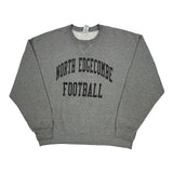 North Edgecombe Russell Athletic Football Sweatshirt - 2XL Grey Cotton