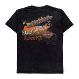 Harley Davidson Graphic T-Shirt - Small Black Cotton