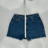 Levis Denim Shorts - 29W UK 10 Blue Cotton