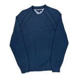 Tommy Hilfiger Sweater - Large Blue Cotton