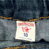 Age 10 True Religion Denim Shorts - Medium Dark Wash Denim