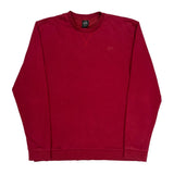 Oakley Long Sleeve T-Shirt - 2XL Red Cotton