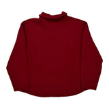 Ralph Lauren 1/4 Zip - Large Red Cotton