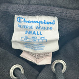 Reverse Weave Champion Hoodie - Small Black Cotton