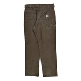 Carhartt Cargo Trousers - 34W 30L Brown Cotton