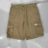 Levis Cargo Shorts - 30W 10L Khaki Cotton