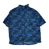 George Hawaiian Shirt - Large Blue Viscose