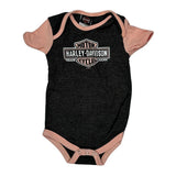Age 12-18 Months Harley Davidson Graphic Top - 2XS Pink Cotton Blend