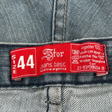 Stor Jeans Denim Shorts - 36W 11L Blue Cotton