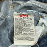 501 Levis Jeans - 30W 31L Blue Cotton