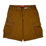 Lee Cargo Shorts - 34W 10L Brown Cotton