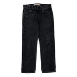 Levis 505 Jeans - 32W 32L Black Cotton