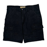 Wrangler Cargo Shorts - 37W 10L Black Cotton