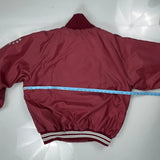E.A.C. Unbranded Varsity Jacket - XL Burgundy Polyester