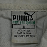 Puma Striped Rugby Shirt - Small Blue Cotton