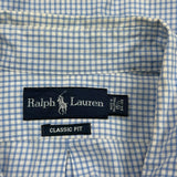 Ralph Lauren Checked Shirt - Medium Blue Cotton