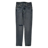 Levis Jeans - 24W UK 4 Grey Cotton
