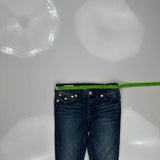 True Religion Skinny Jeans - 25W US 0 Dark Wash Cotton