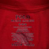 Polo By Ralph Lauren Long Sleeve T-Shirt - Medium Red Cotton