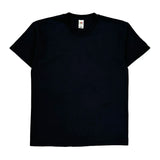 Fruit Of The Loom T-Shirt - Medium Black Cotton