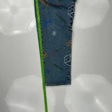 Unbranded Graphic Carpenter Jeans - 34W 30L Multicoloured Denim