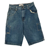 Levis Cargo Denim Shorts - 28W UK 8 Blue Denim