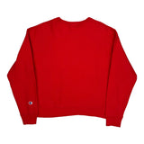 Reverse Weave Champion Sweatshirt - Large Red Cotton